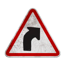 Road Sign - Slight Right