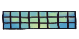 Chinese Blue Panel