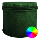 Round Metal Tin