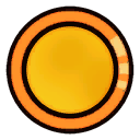 Pinball Button Yellow