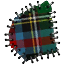 Green Tartan Patch