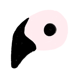 File:Sticker Bunkum Escher Animal Flamingo Head.png