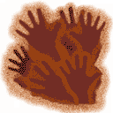 Brown Hand Prints