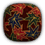 Asian Floral - Red