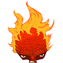 Human Torch Head