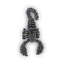 Black Rubber Scorpion