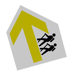 Yellow Arrow Sign