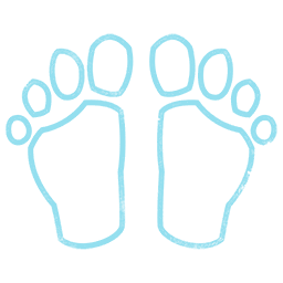 Yeti Feet - Outline