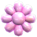 Pink Flower Button