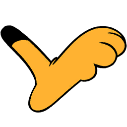 File:Sticker DLC Garfield Body Garfield Leg Left.png