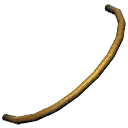 Curved Yellow Electric Cable