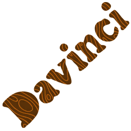 Wooden Da Vinci Logo