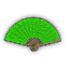 Green Japanese Fan