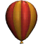 Striped Balloon