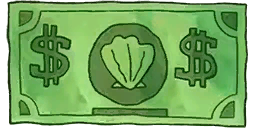 Mr. Krabs' First Dollar