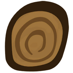 File:Sticker Zen Foliage Wood Log.png