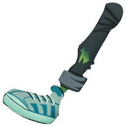 File:Sticker DLC Monsters Green Zombie Leg.png