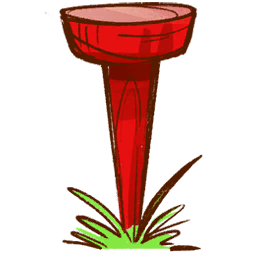 File:Sticker DLC WeekendPursuits Accessory Golf Tee.png