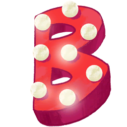File:Sticker DLC Muppets Letter Showbiz B.png