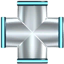 Neon Pipe Cross