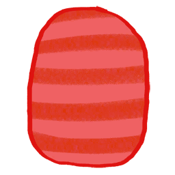 Pink Stripey Shape