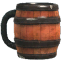 Ceramic Barrel Stein