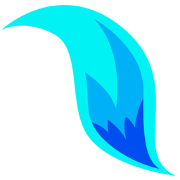 Blue Flame Graphic
