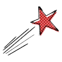 Comic Star Red