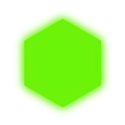 Hexagon - Green