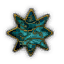 Green Fabric Star