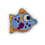 Blue & Orange Fish