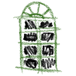 Crayon Window Arched