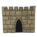 Cardboard Castle Entrance