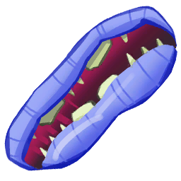 Pink Blob Blubber Mouth