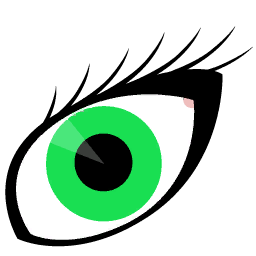 Bright Green Eye