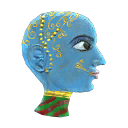 Blue Dancer Head