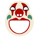 File:Sticker DLC Circus Face Clown Mask.png
