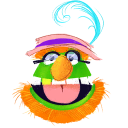 File:Sticker DLC Muppets Face DrTeeth Head.png