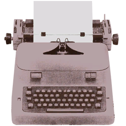 Grey Typewriter