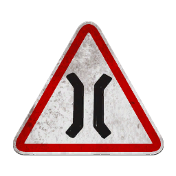Road Sign - Narrow Bridge
