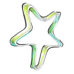 File:Sticker Space Doodle Star Rounded.png