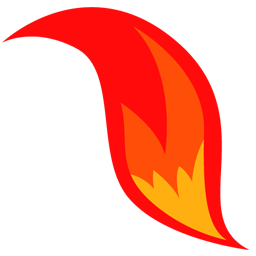 Red Flame Graphic
