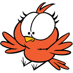File:Sticker DLC Garfield Animal Bird Orange.png