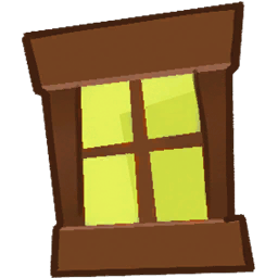 Square Window Illuminated