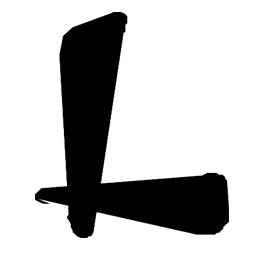 Thick Black Letter L
