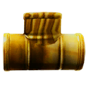 Brass Tube - T-Section