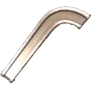 Curved Chrome Piece