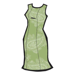 File:Sticker Unthemed Fancy Green Dress.png