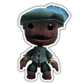Sticker render of the SackBeth outfit.