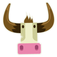 Sticker England Seaside Cow Head.png